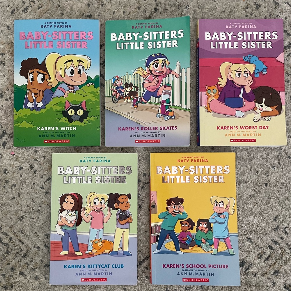 Baby-Sitters Little Sister Graphic Novel Set (Books 1–5) by Scholastic | Used